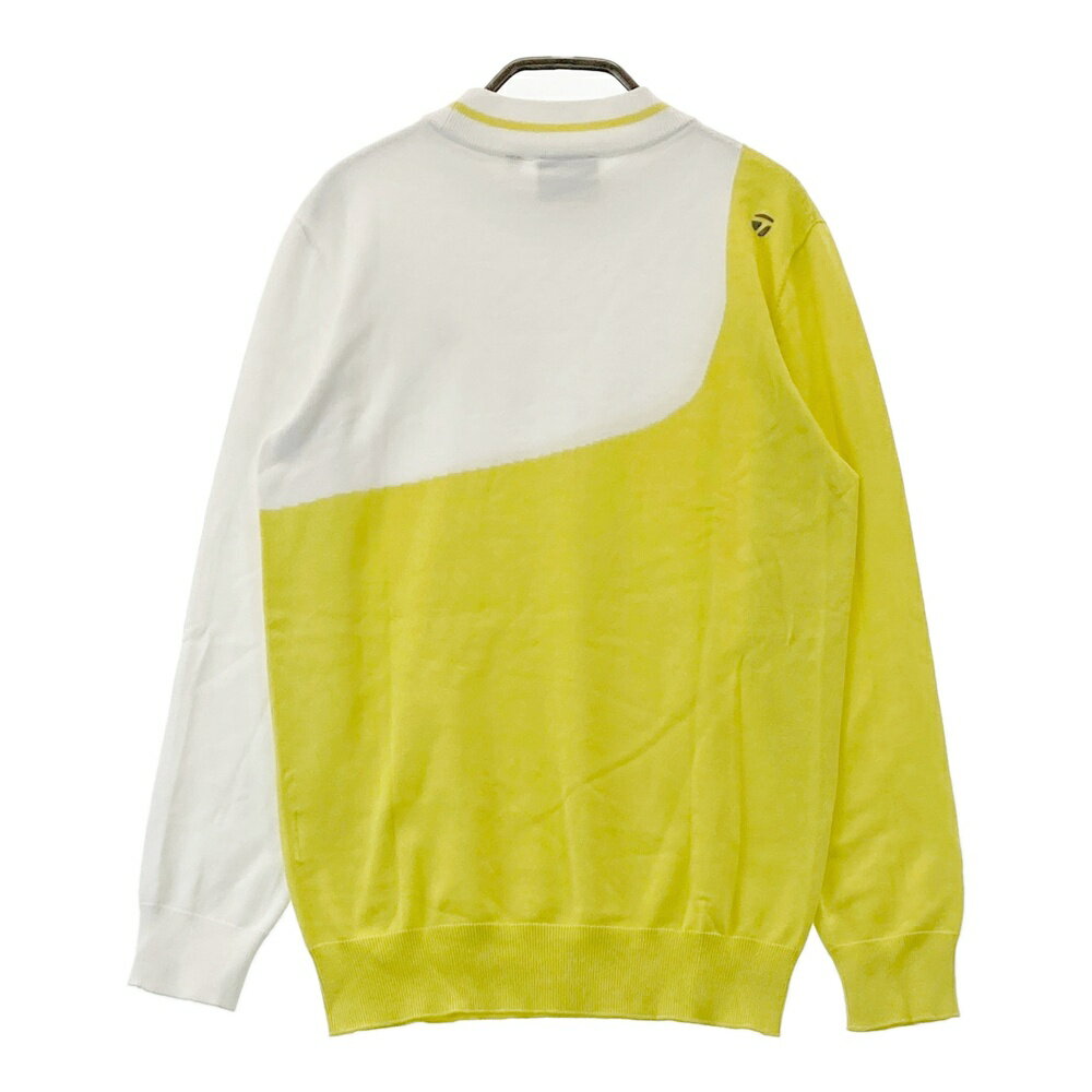 TAYLOR MADE テーラーメイド 2023年モデル ニットセーター イエロー系 M 【中古】ゴルフウェア レディース