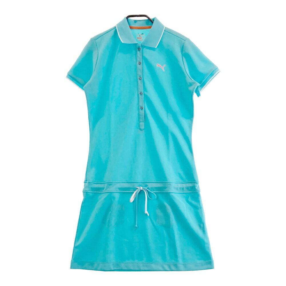 PUMA GOLF プーマゴルフ ワンピース ブルー系 L 【中古】ゴルフウェア レディース