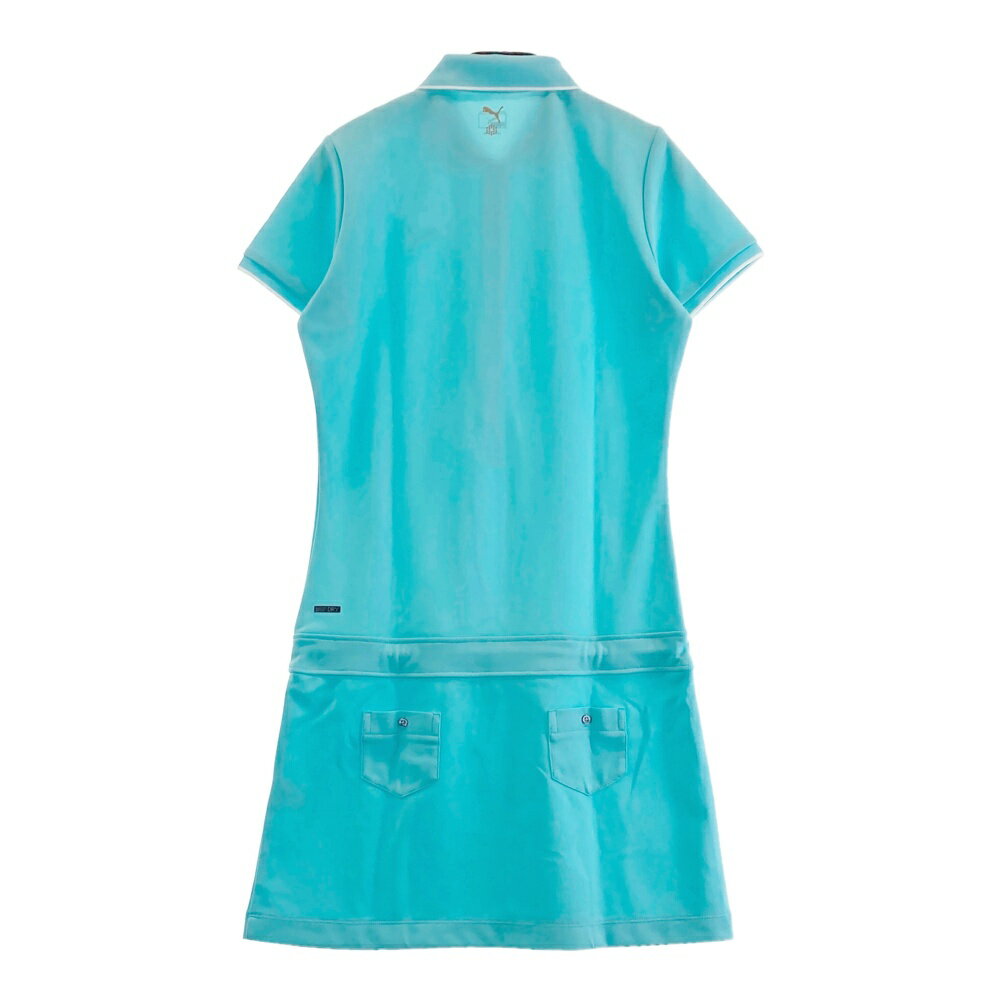 PUMA GOLF プーマゴルフ ワンピース ブルー系 L 【中古】ゴルフウェア レディース