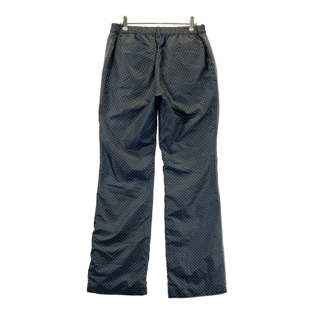 LANVIN SPORT ランバン スポール リバーシブル 中綿パンツ ドット柄 グレー系 42 【中古】ゴルフウェア レディース