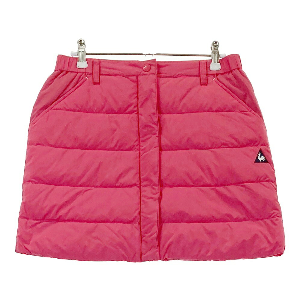 LE COQ GOLF ルコックゴルフ ダウンスカート ピンク系 9 【中古】ゴルフウェア レディース