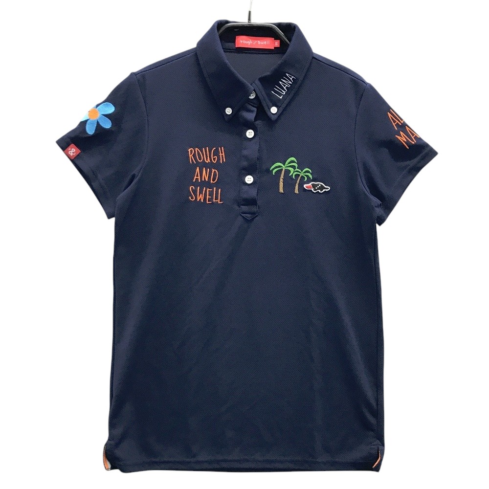新品未使用/Rough and Swell/ネイビー/ポロシャツ/S/タグ付き 新品未使用/Rough and Swell/ネイビー/ポロシャツ/S/タグ付き