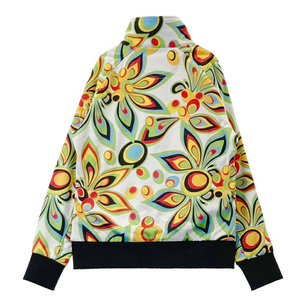 LOUD MOUTH ラウドマウス 裏フリース ジップジャケット シャガデリック柄 ホワイト系 L 【中古】ゴルフウェア レディース