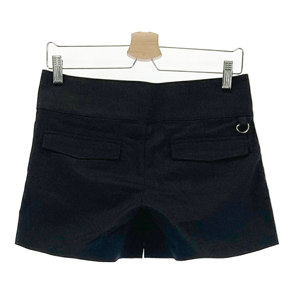 KAPPA GOLF カッパゴルフ ストレッチショートパンツ ブラック系 9 【中古】ゴルフウェア レディース