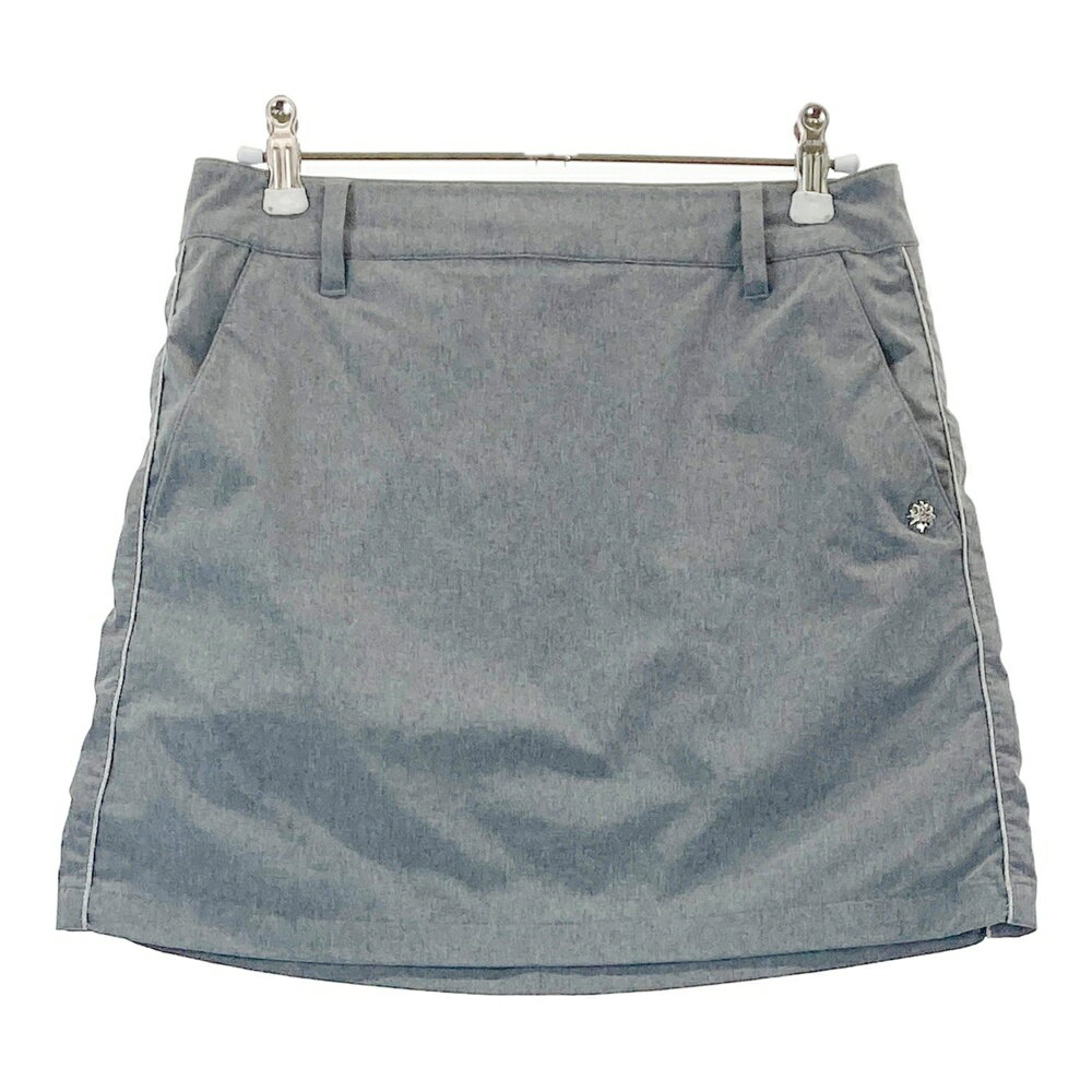 ST ANDREWS セントアンドリュース 2023年モデル ナイロン ストレッチスカート グレー系 S 【中古】ゴルフウェア レディース
