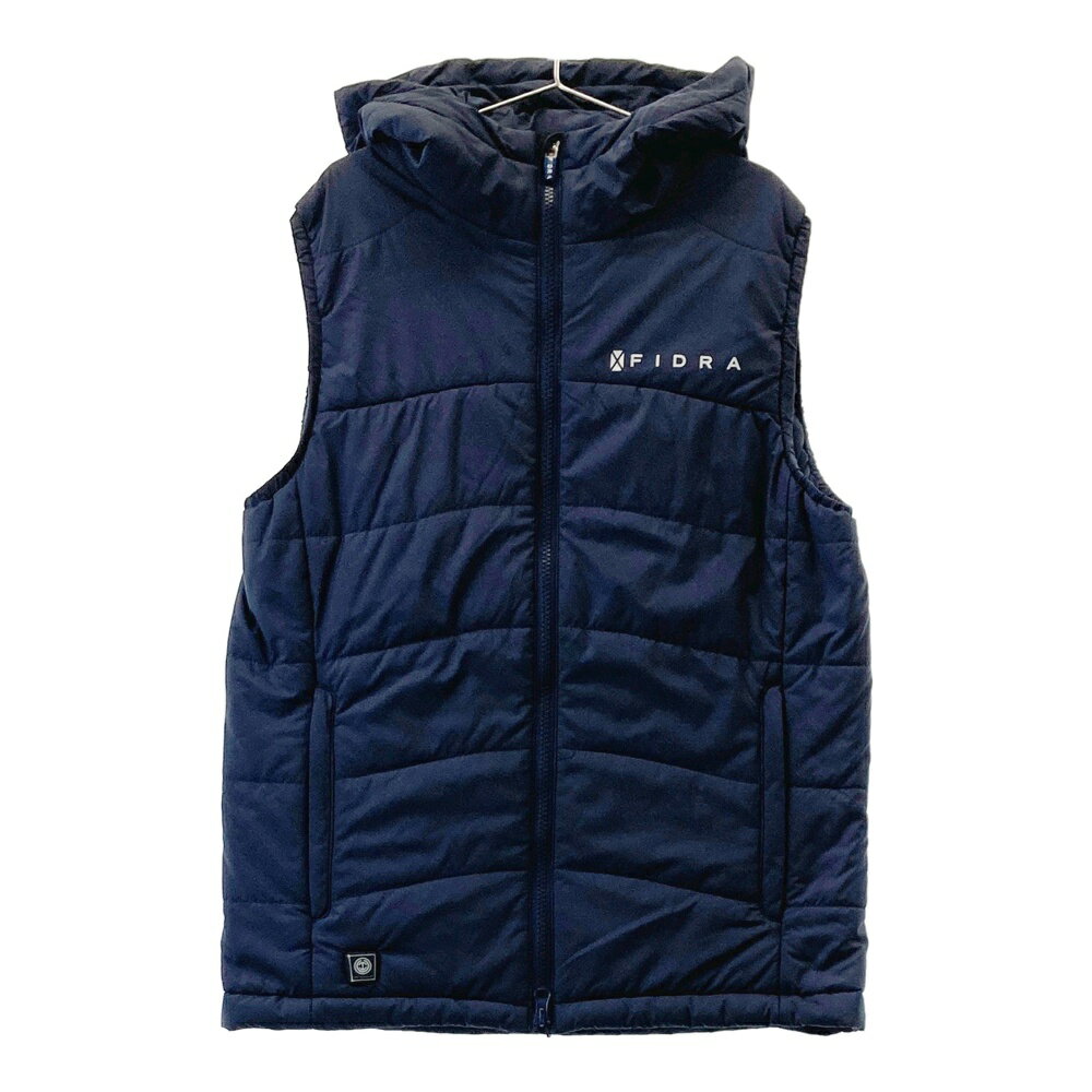 FIDRA フィドラ 中綿ベスト ネイビー系 M 【中古】ゴルフウェア レディース