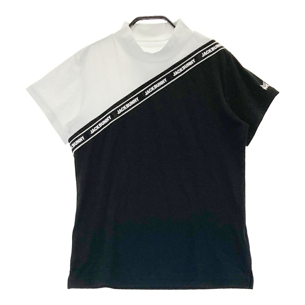 JACK BUNNY ジャックバニー 2023年モデル ハイネック 半袖Tシャツ ブラック系 1 【中古】ゴルフウェア ..