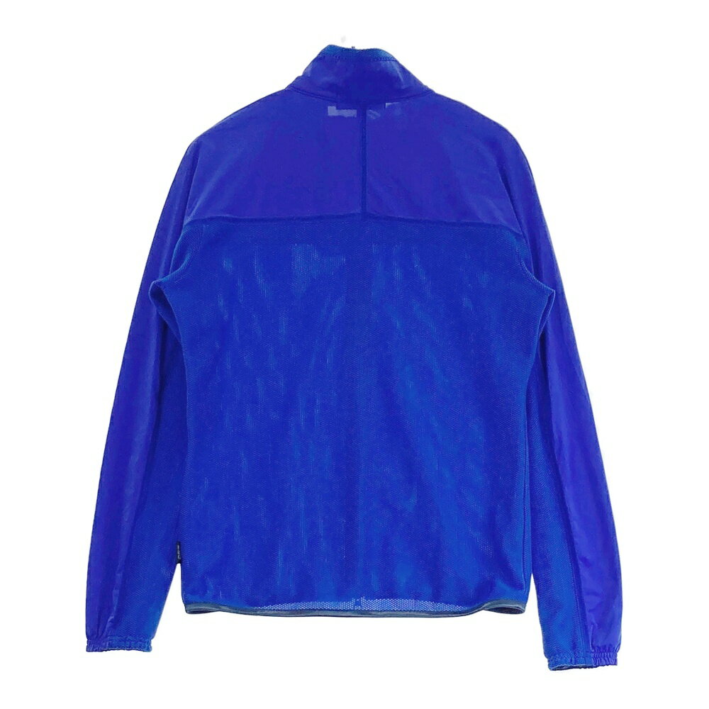 DANCE WITH DRAGON ダンスウィズドラゴン メッシュ 長袖 ジップジャケット ブルー系 2 【中古】ゴルフウェア レディース