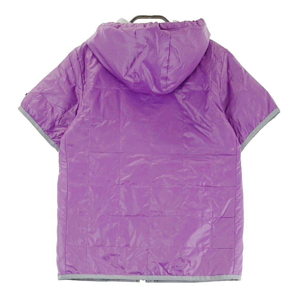 LANVIN SPORT ランバン スポール 半袖 ダウンジャケット パープル系 38 【中古】ゴルフウェア レディース