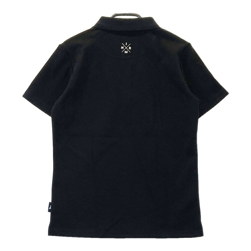 IRISHMAN アイリッシュマン 半袖ポロシャツ ブラック系 M 【中古】ゴルフウェア レディース