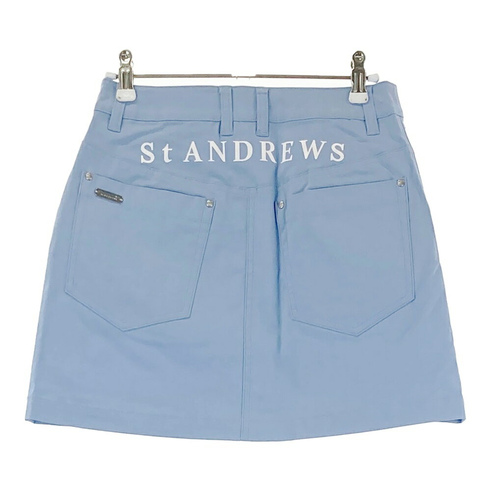 ST ANDREWS セントアンドリュース ストレッチスカート ブルー系 SS 【中古】ゴルフウェア レディース