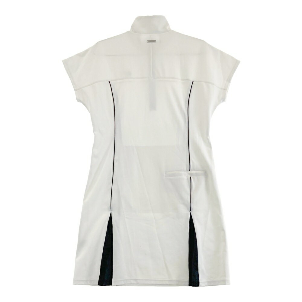 MASTER BUNNY EDITION マスターバニーエディション ハーフジップ 半袖ワンピース ホワイト系 1 【中古】ゴルフウェア レディース