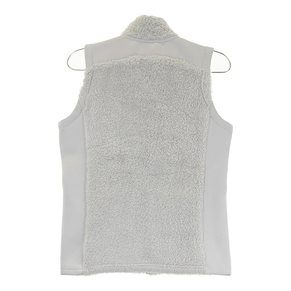 TAYLOR MADE テーラーメイド ボアフリース ジップベスト グレー系 S 【中古】ゴルフウェア レディース