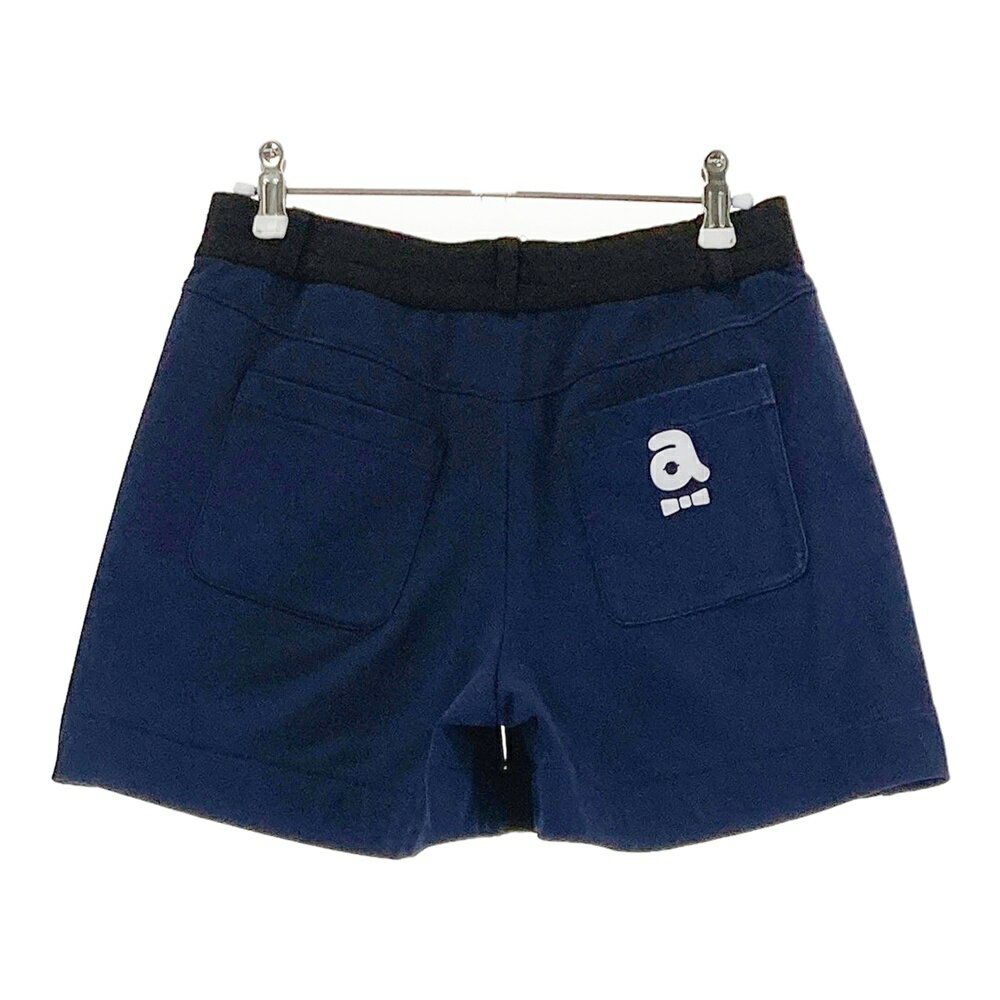 ARCHIVIO アルチビオ 裏地付 ショートパンツ ブラック系 38 【中古】ゴルフウェア レディース