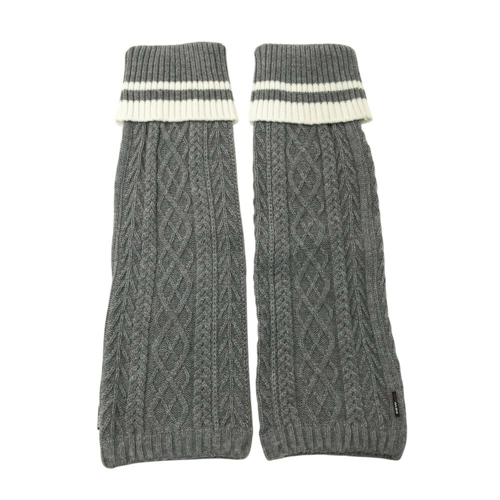 MASTER BUNNY EDITION マスターバニーエディション ニット レッグウォーマー グレー系 【中古】ゴルフウェア