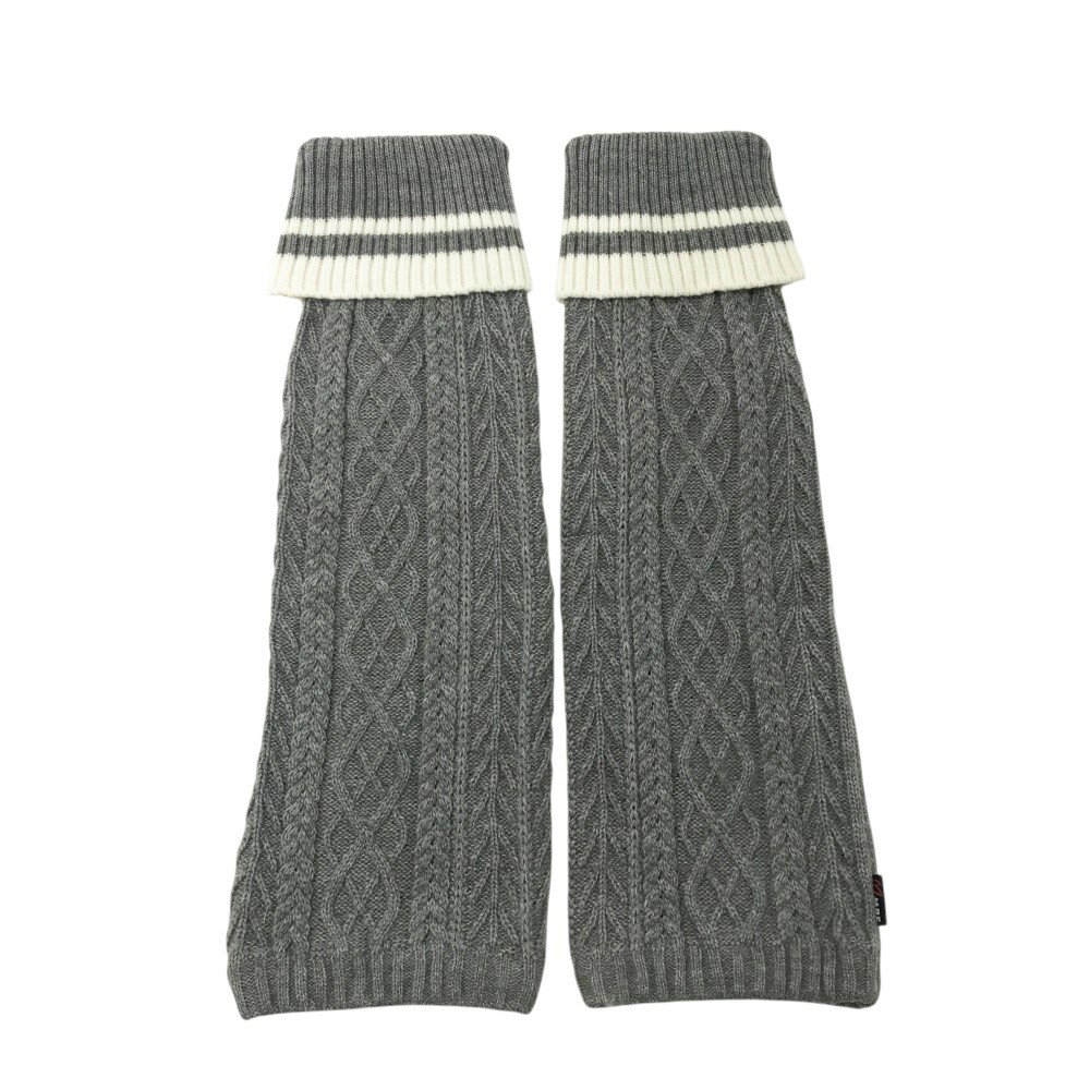 MASTER BUNNY EDITION マスターバニーエディション ニット レッグウォーマー グレー系 【中古】ゴルフウェア