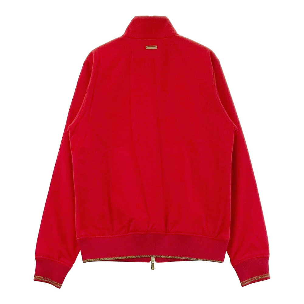 ST ANDREWS セントアンドリュース 裏地付ジップジャケット レッド系 S 【中古】ゴルフウェア レディース