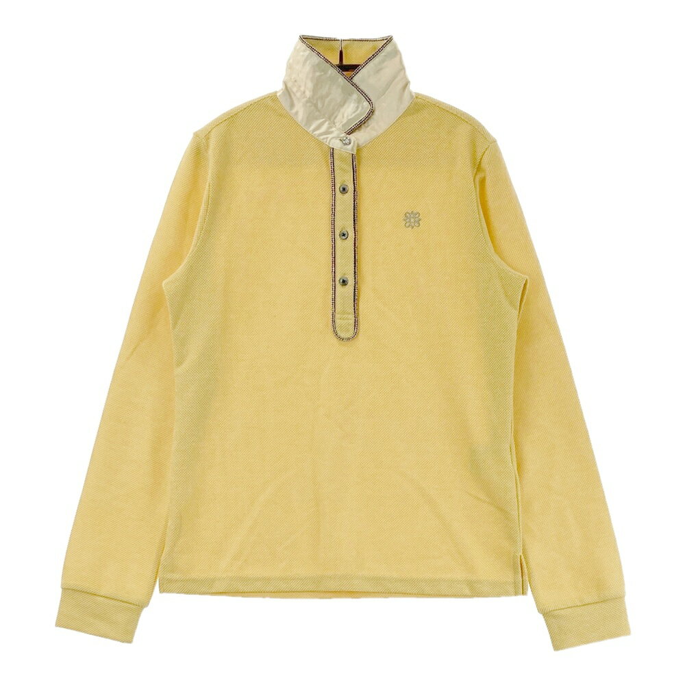 ST ANDREWS セントアンドリュース 長袖ポロシャツ イエロー系 S 【中古】ゴルフウェア レディース