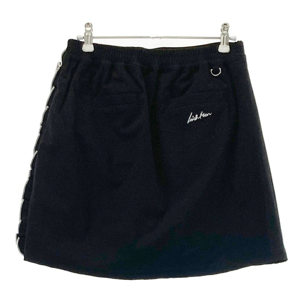 IRISHMAN アイリッシュマン ストレッチスカート フリル ブラック系 S 【中古】ゴルフウェア レディース
