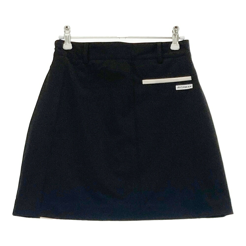 IRISHMAN アイリッシュマン ストレッチスカート ブラック系 S 【中古】ゴルフウェア レディース
