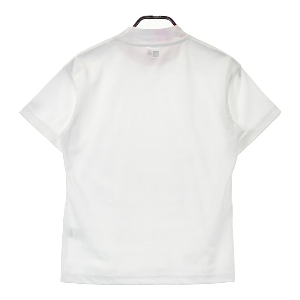 NEW ERA ニューエラ ハイネック半袖Tシャツ ホワイト系 MEDIUM 【中古】ゴルフウェア レディース