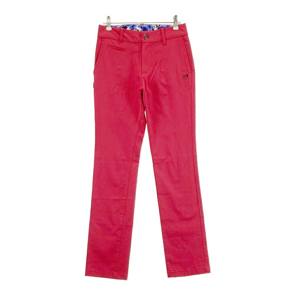 MASTER BUNNY EDITION マスターバニーエディション ストレッチパンツ レッド系 00 【中古】ゴルフウェア レディース