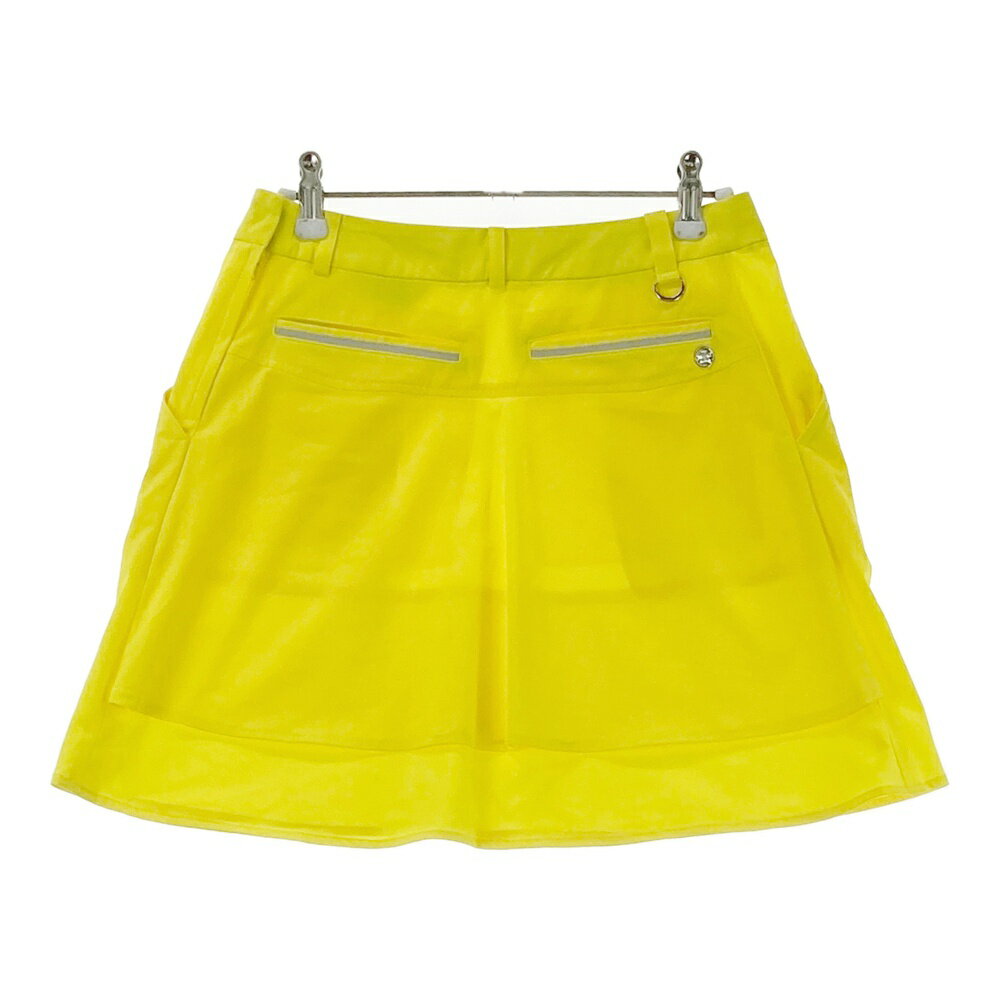 LANVIN SPORT ランバン スポール スカート イエロー系 36 【中古】ゴルフウェア レディース