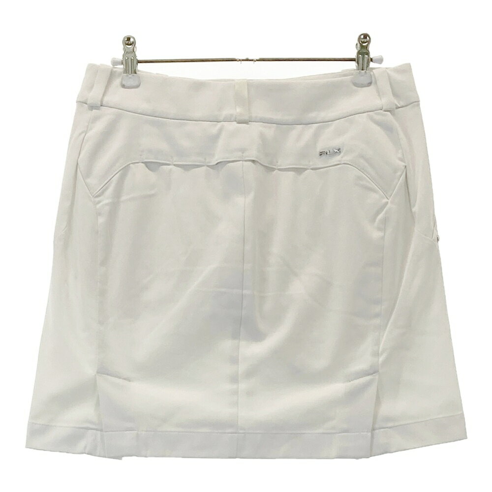 RLX ラルフローレン インナー付 スカート ホワイト系 0 【中古】ゴルフウェア レディース