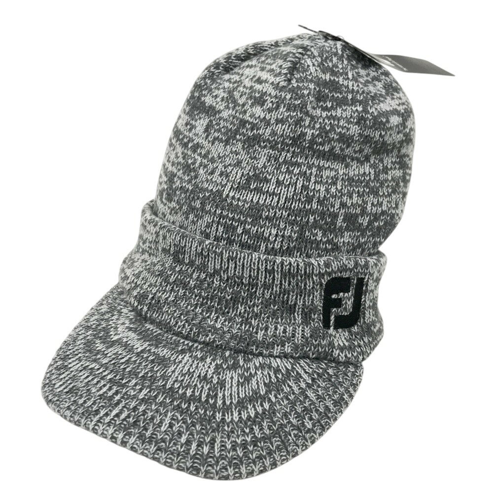 FOOT JOY フットジョイ ニットキャップ グレー系 【中古】ゴルフウェア