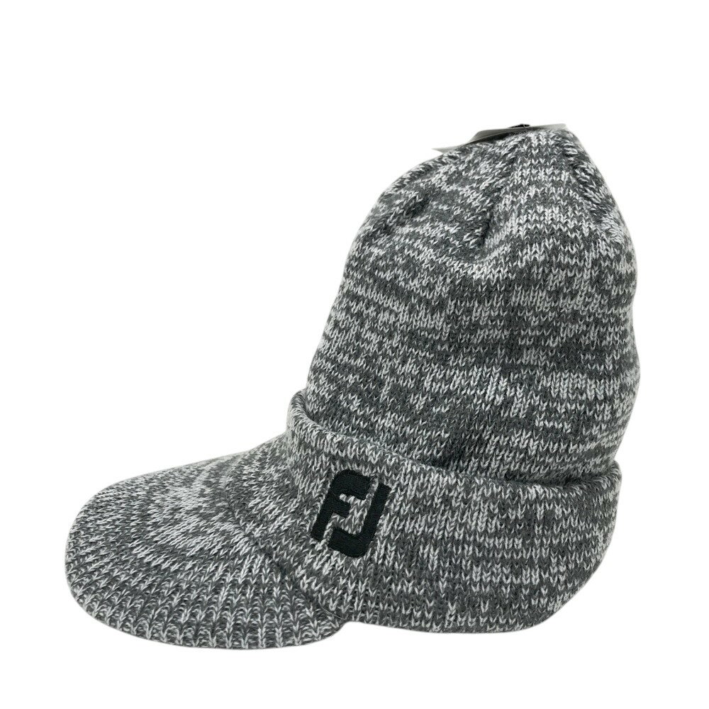 FOOT JOY フットジョイ ニットキャップ グレー系 【中古】ゴルフウェア