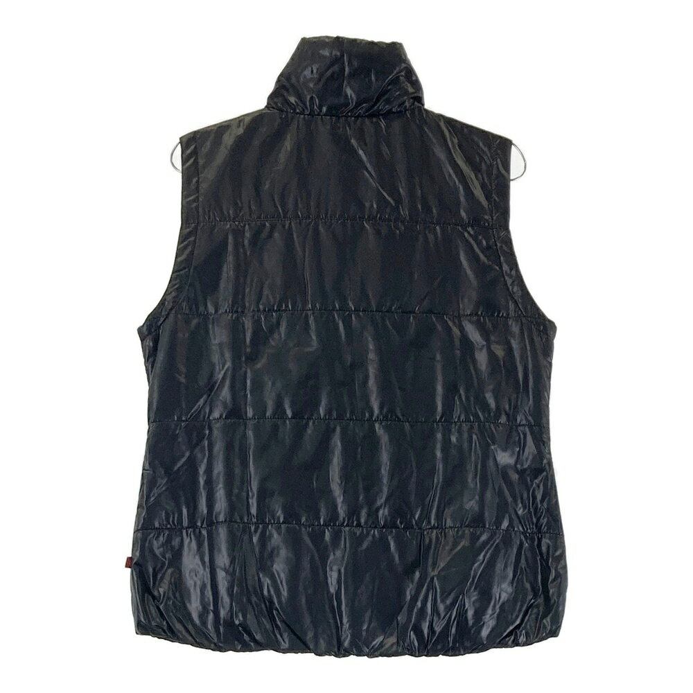 FILA GOLF フィラゴルフ 中綿ベスト ブラック系 L 【中古】ゴルフウェア レディース