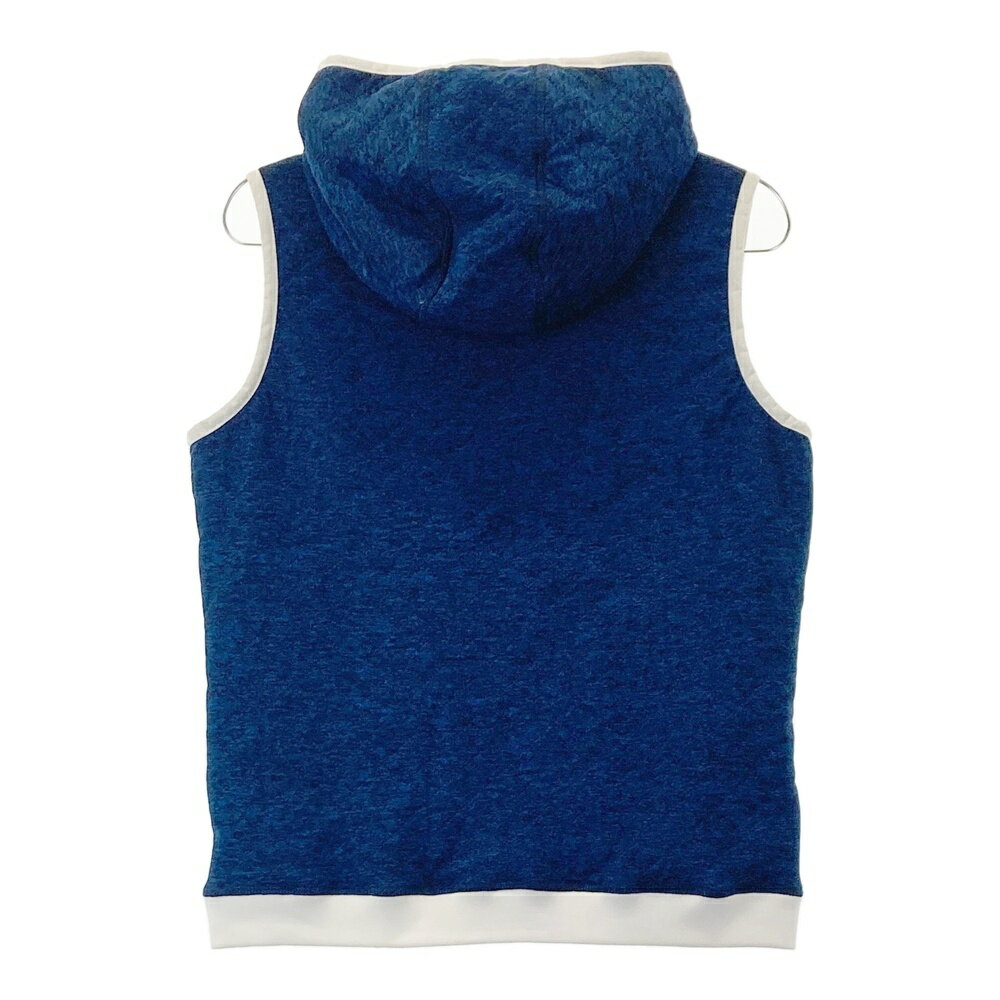 FILA GOLF フィラゴルフ リバーシブル ボア切替 ジップベスト 総柄 ピンク系 M 【中古】ゴルフウェア レディース