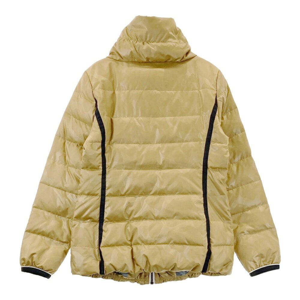 LANVIN SPORT ランバン スポール ダウンジャケット 総柄 ベージュ系 38 【中古】ゴルフウェア レディース