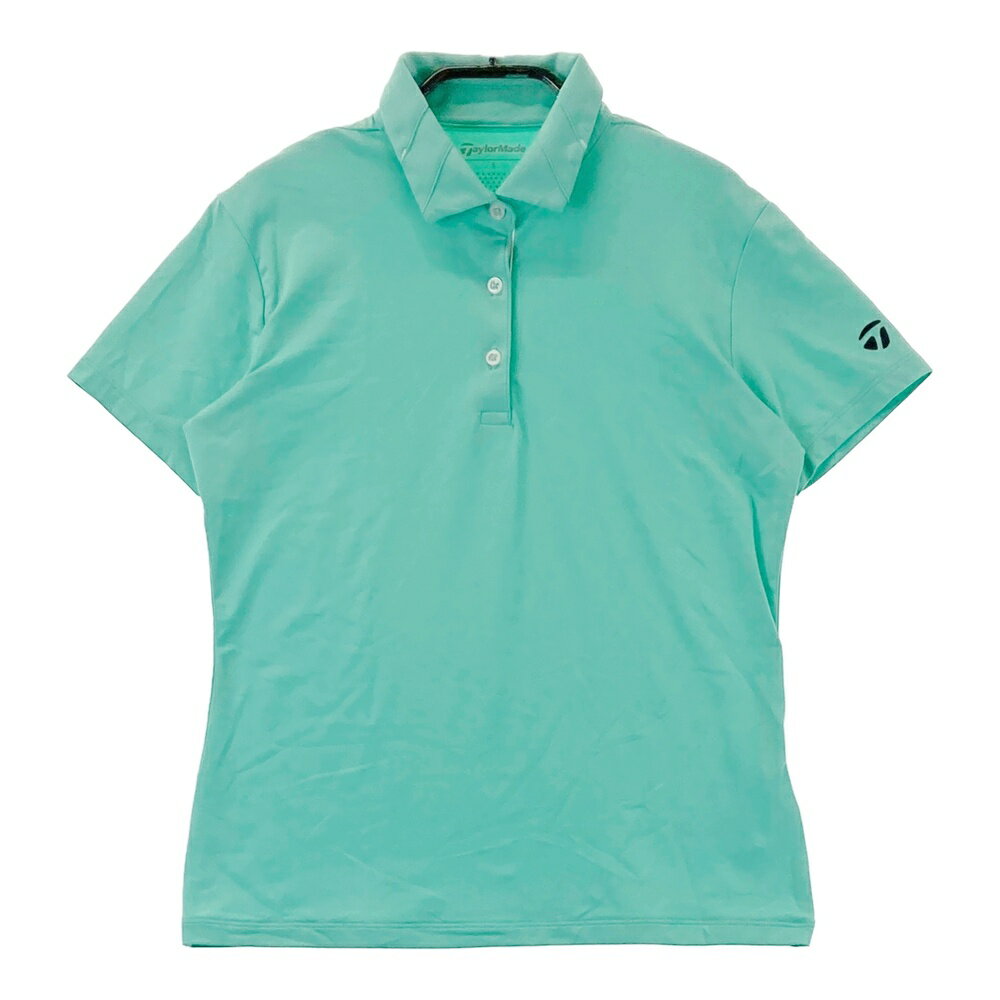 TAYLOR MADE テーラーメイド 半袖ポロシャツ グリーン系 S 【中古】ゴルフウェア レディース