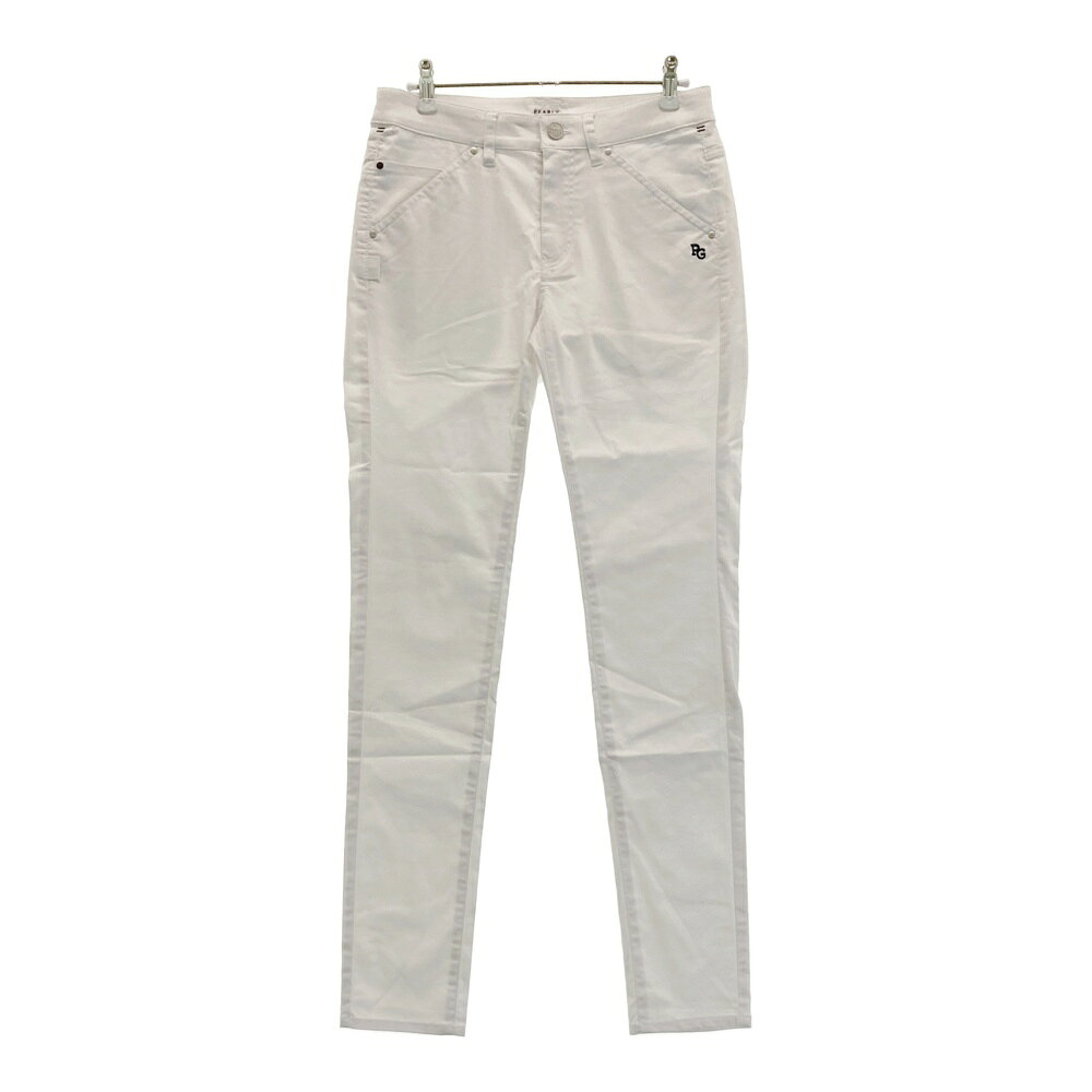 PEARLY GATES パーリーゲイツ 055-1931802 ストレッチパンツ ホワイト系 0 【中古】ゴルフウェア レデ..