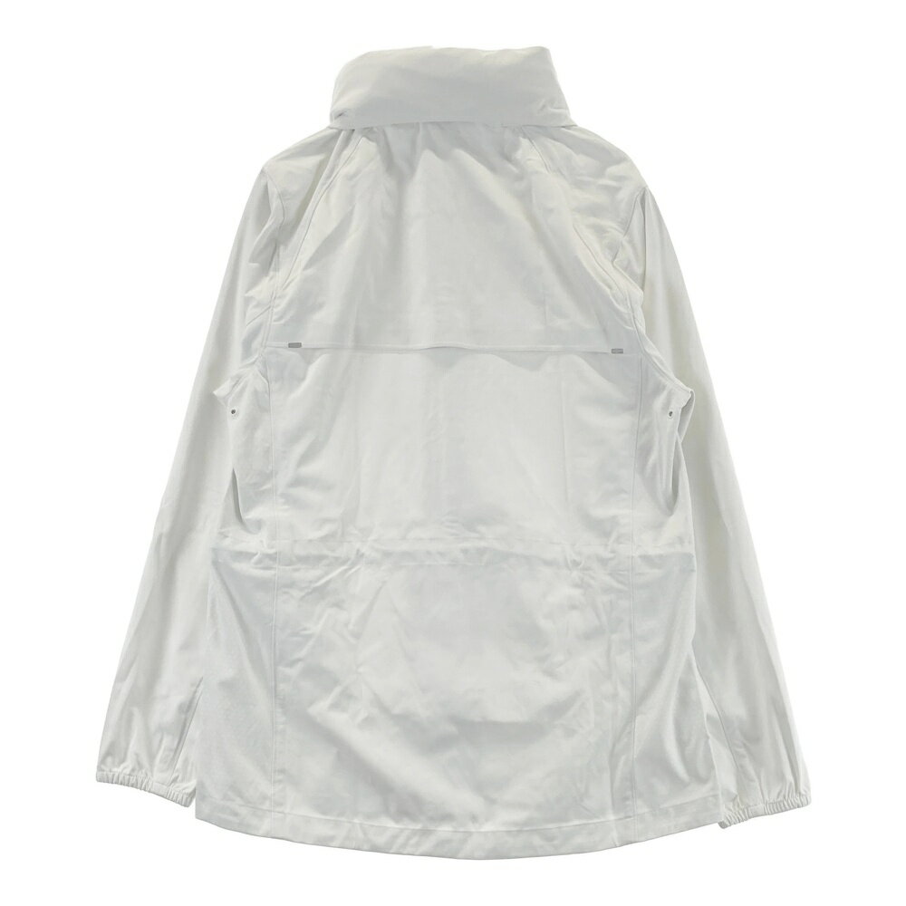 RLX ラルフローレン フード収納 ジップジャケット ホワイト系 M 【中古】ゴルフウェア レディース