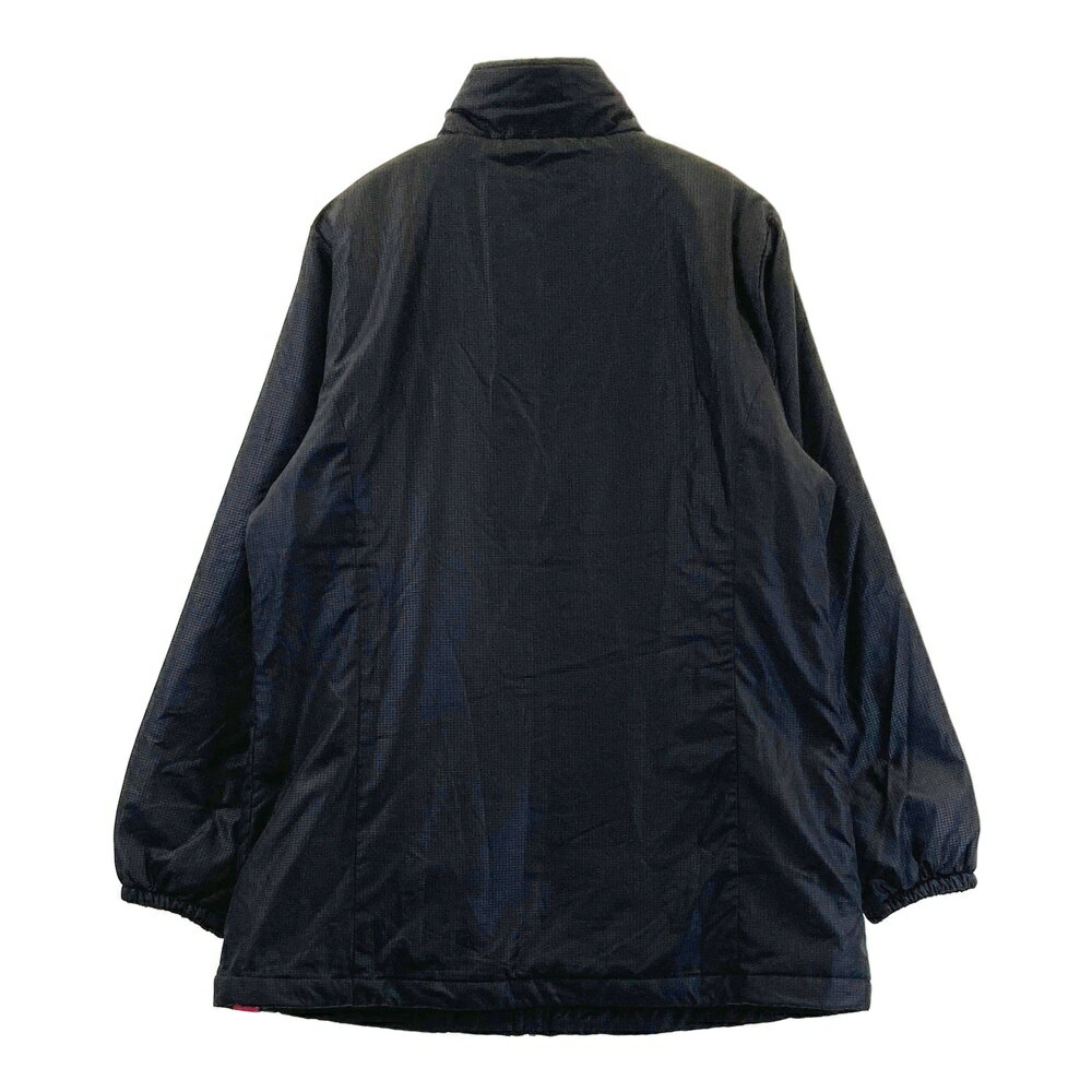 marie claire sport マリクレール スポール ; 中綿ジャケット 総柄 ブラック系 LL 【中古】ゴルフウェア レディース