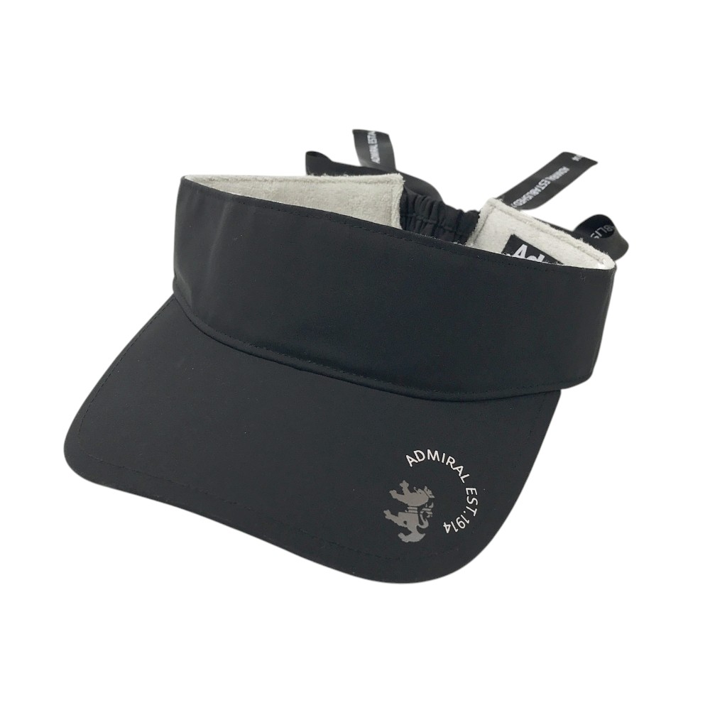 ADMIRAL アドミラル サンバイザー ブラック系 FR 【中古】ゴルフウェア