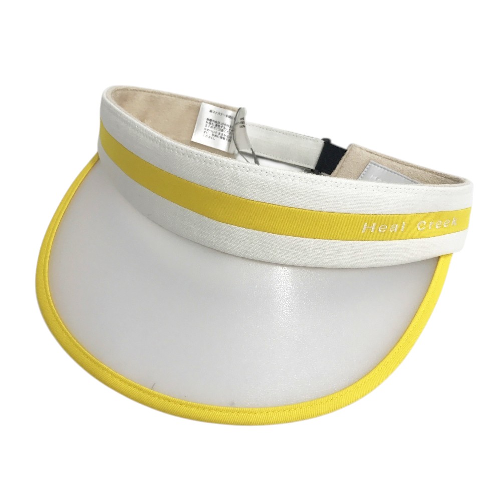 HEAL CREEK ヒールクリーク サンバイザー イエロー系 40 【中古】ゴルフウェア