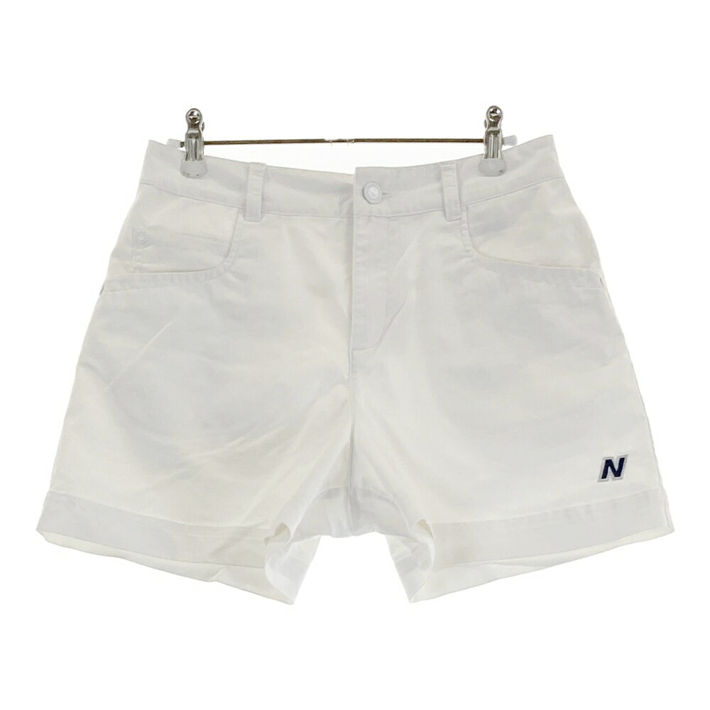 NEW BALANCE GOLF ニューバランス ショートパン ホワイト系 0 【中古】ゴルフウェア レディース