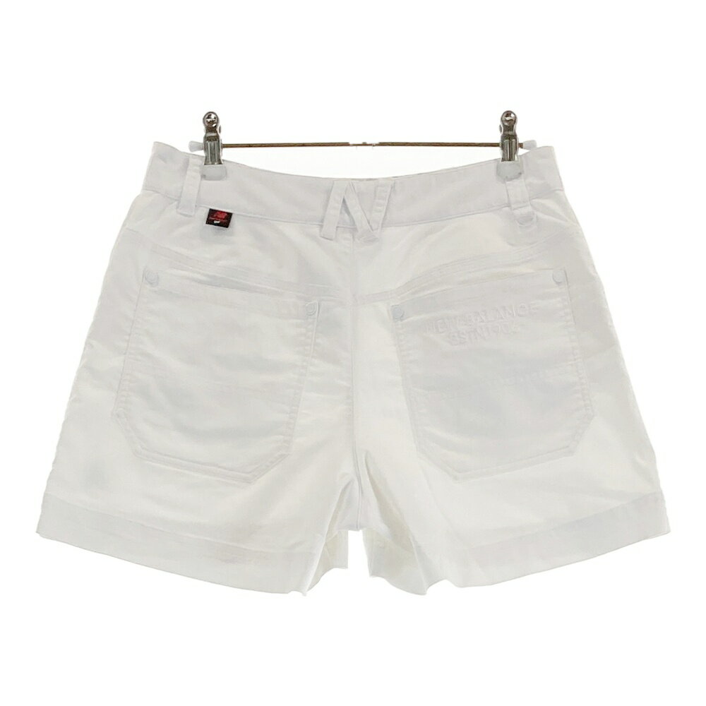 NEW BALANCE GOLF ニューバランス ショートパン ホワイト系 0 【中古】ゴルフウェア レディース