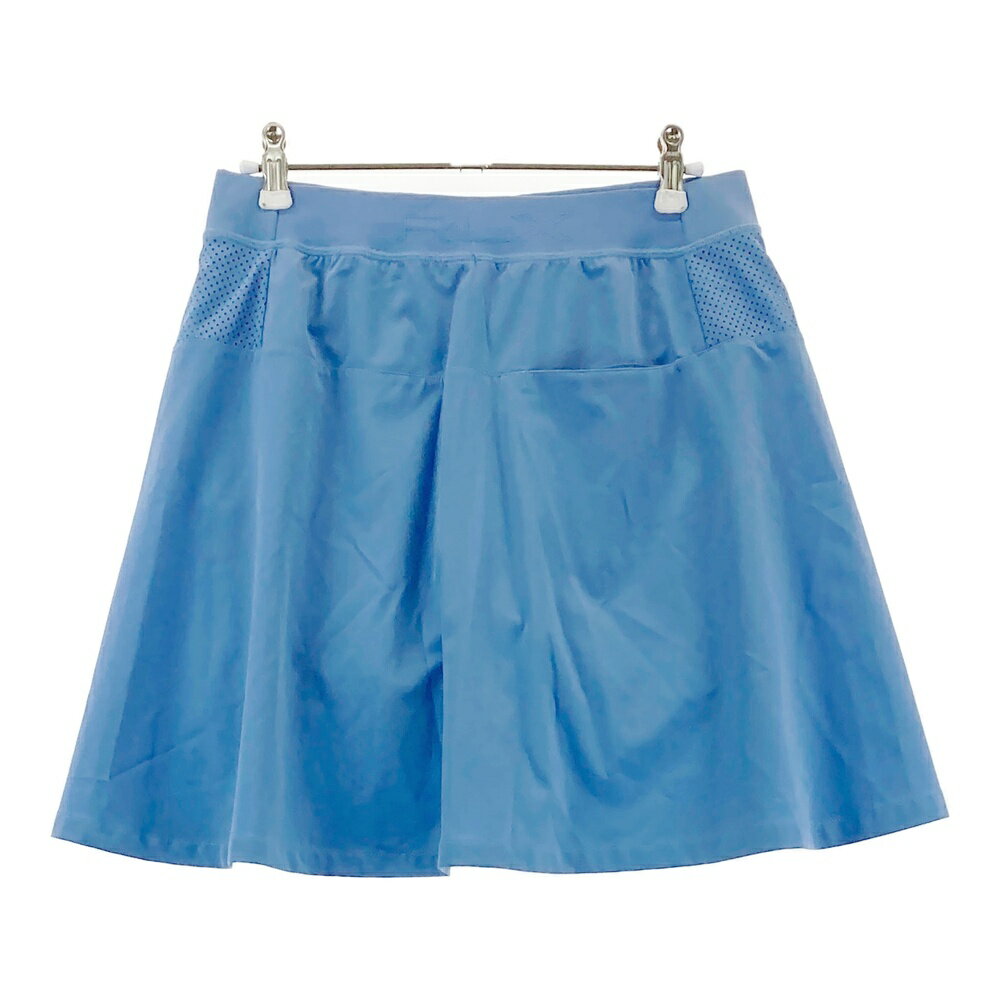 RLX ラルフローレン インナー付きストレッチ フレアスカート ブルー系 S 【中古】ゴルフウェア レディース