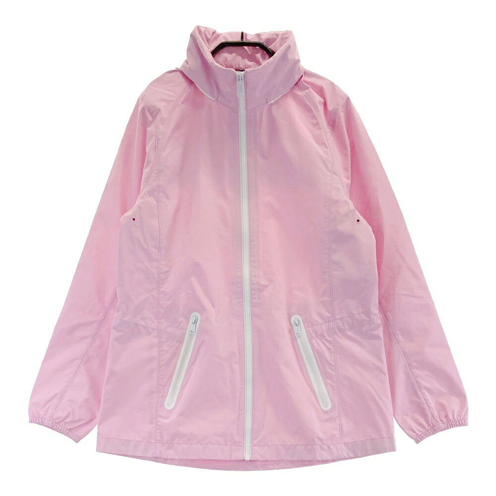 POLOGOLF ラルフローレン ポロゴルフ 2WAY フード付き長袖ジャケット ピンク系 S 【中古】ゴルフウェア レディース