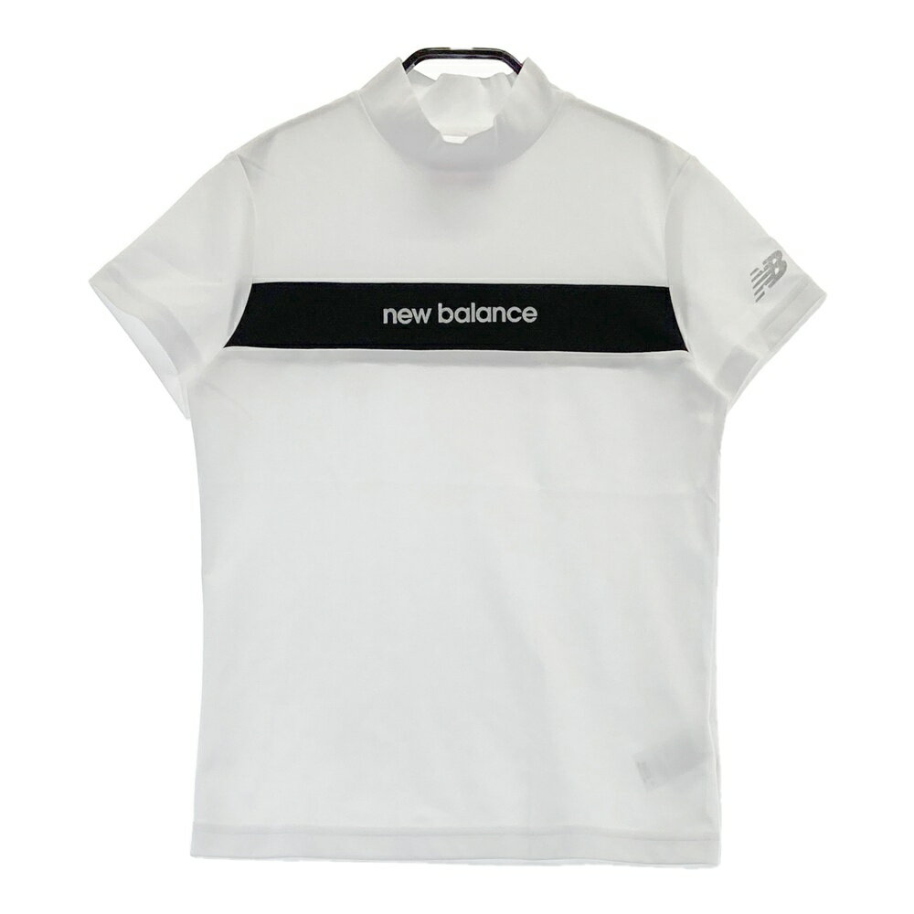 NEW BALANCE GOLF ニューバランス 2025年モデル モックネック 半袖Tシャツ ホワイト系 1 【中古】ゴルフウェア レディース