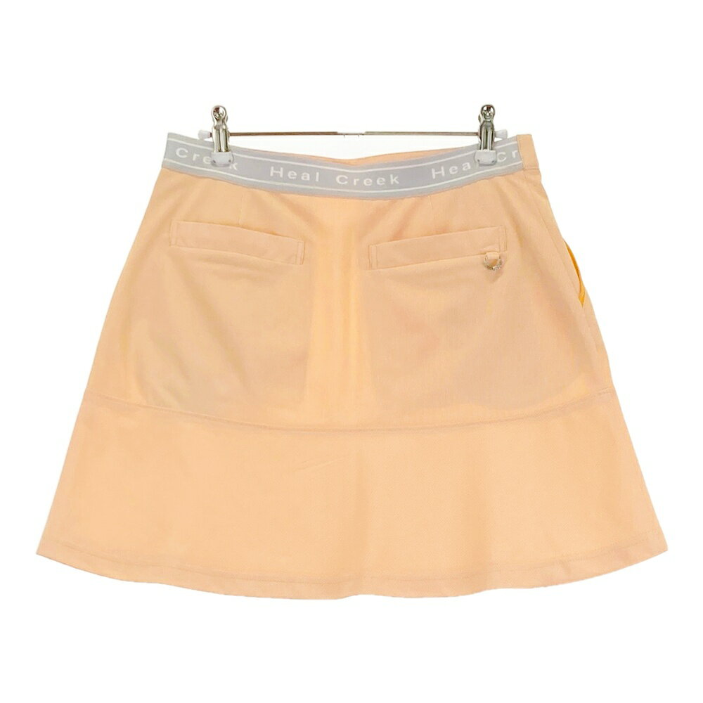 HEAL CREEK ヒールクリーク ストレッチ スカート オレンジ系 42 【中古】ゴルフウェア レディース