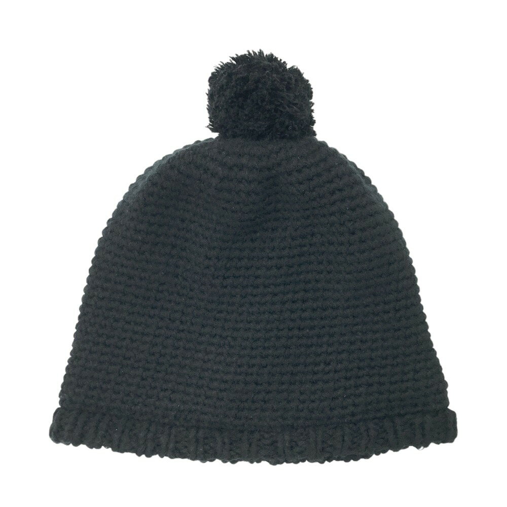 DESCENTE GOLF デサントゴルフ ニット帽 ブラック系 F 【中古】ゴルフウェア