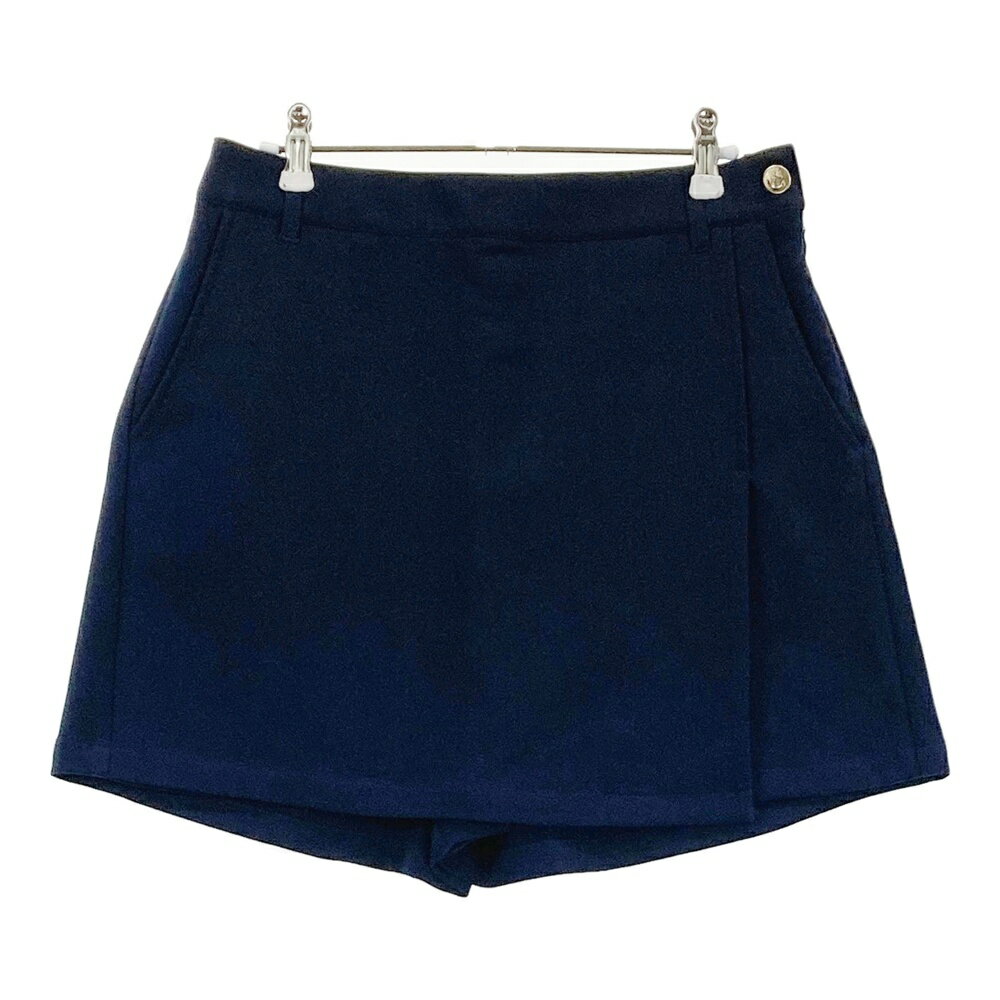 BEAMS GOLF ビームスゴルフ 2023年モデル キュロットスカート ネイビー系 L 【中古】ゴルフウェア レディース