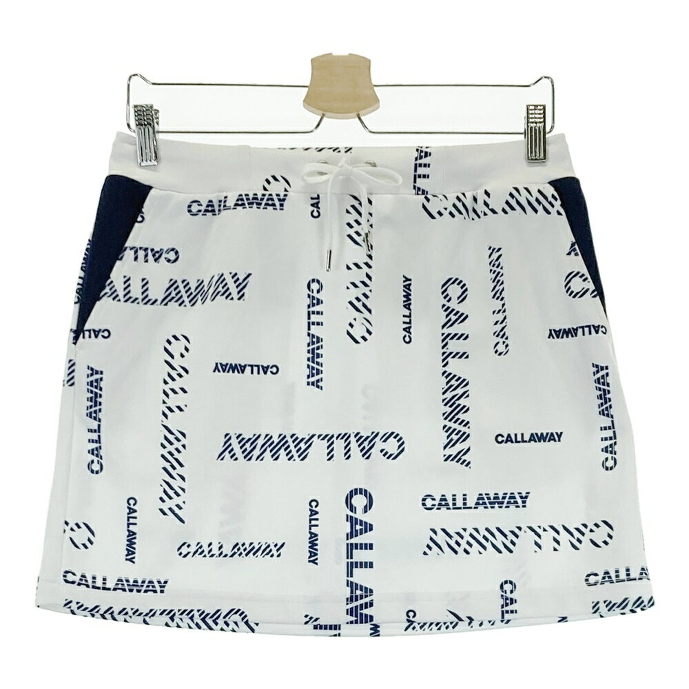 BRIDGESTONE GOLF ブリヂストンゴルフ スカート 総柄 ネイビー系 L 【中古】ゴルフウェア レディース