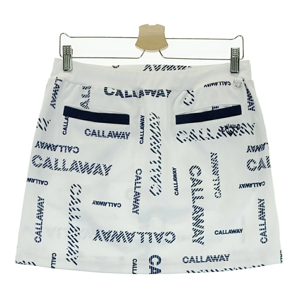 BRIDGESTONE GOLF ブリヂストンゴルフ スカート 総柄 ネイビー系 L 【中古】ゴルフウェア レディース