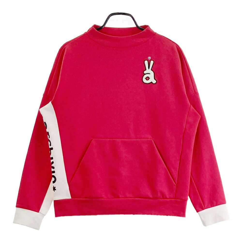 ARCHIVIO アルチビオ 長袖 スウェットトレーナー レッド系 40 【中古】ゴルフウェア レディース